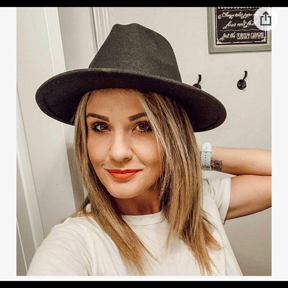 🔥 Women Classic Wide Brim Floppy Panama Hat Wool - Picture 3 of 4